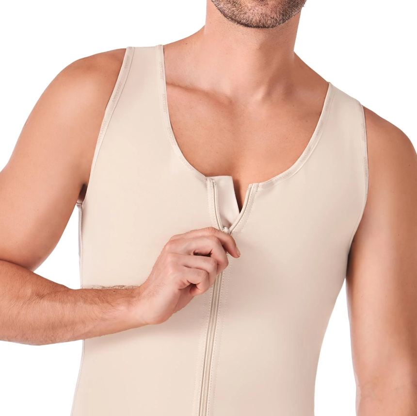 Pánská kompresní vesta s zipem Waist Trainer Powernet Chery