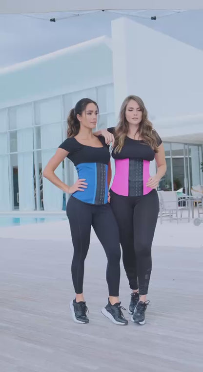 Latexový korzet Waist Trainer se dvěma háčky
